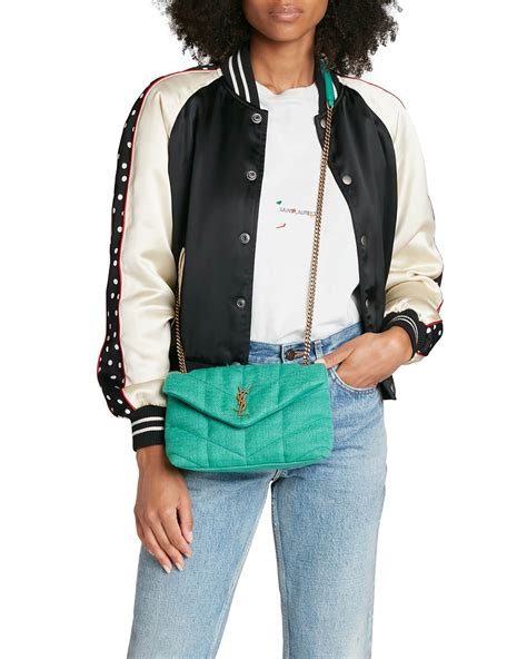 ysl toy cabas crossbody|Saint Laurent Lou Toy YSL Puffer Crossbody Bag in Canvas.